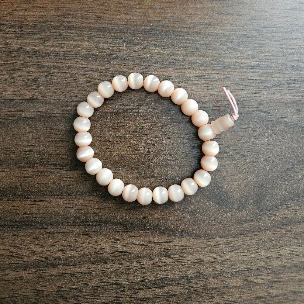 Pink Beaded Bracelet